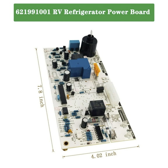 RV Refrigerator Control Board Kit 621991001 for Norcold N611 N610 N811 N810 – Replacement Power Circuit Board