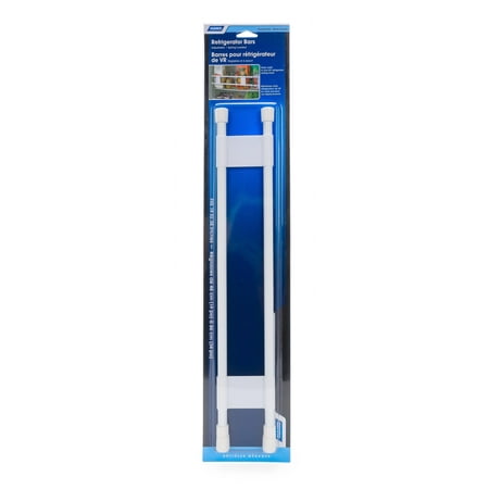 RV Refrigerator Double Bar Set - 19\" to 34\" White (E/F)