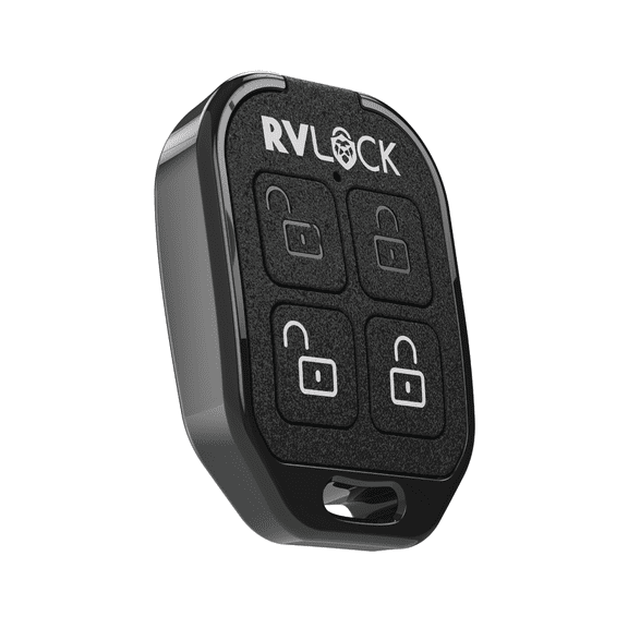 RV Remote 4-Button Key Fob for RVLock Keyless Handles, Wireless Fob Transmitter