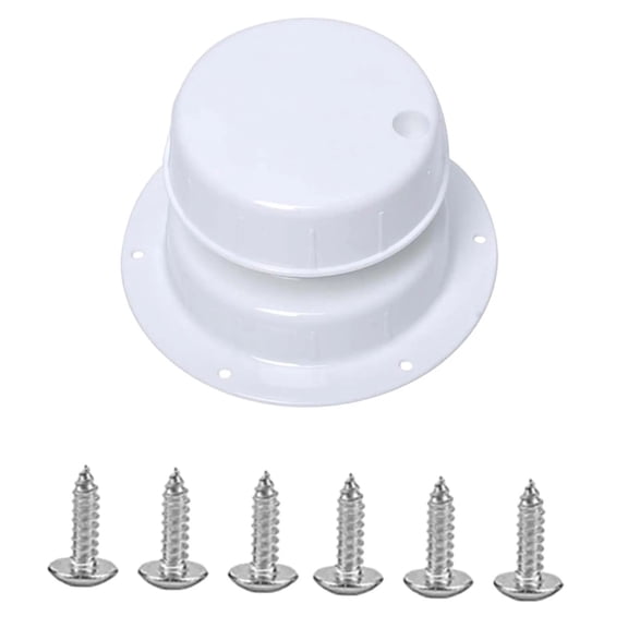 RV Roof Vent Cap Roof Pipe Exhaust Cover For Camper Trailer Camping Car With Screws Replacement Part 13.4cmx7.4cm ,Lasting Durability