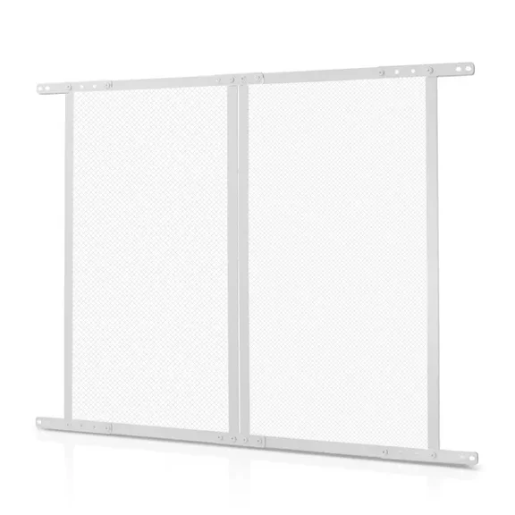 RV Screen Door Protector 24 x 26 Inch Easy Install Disassemble Reinforced Breathable Mesh Aluminum Alloy Camper Entry Pet Protection White