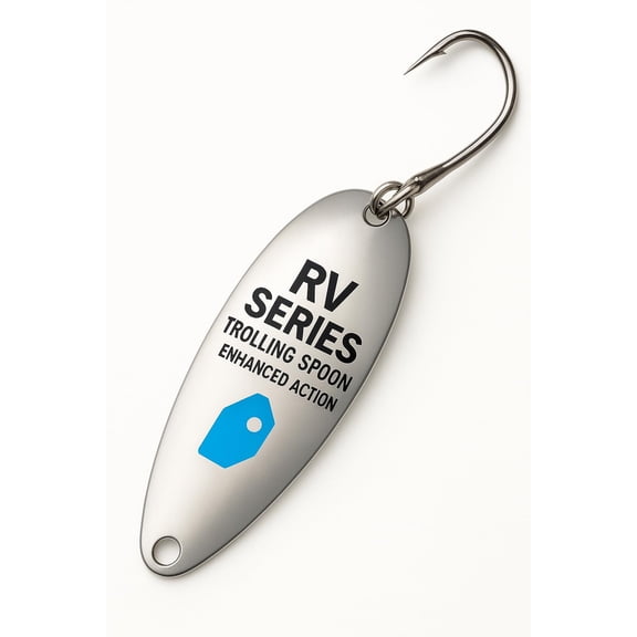 RV Series Trolling Spoon with Premium Durable Construction, Enhanced Fish-Attracting Action, Corrosion-Resistant Finish, Sharp Treble Hook, and Over 1 LB Weight for Saltwater and Freshwater Angling 5