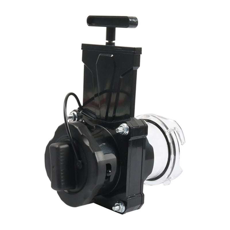 RV Sewer Gate Valve, Shut Off Valve with Leak-Proof Cap, Twist-on Sewer Hose Valve, Fit for 3" Drain Pipe RV Accessories
