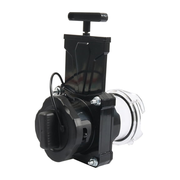 RV Sewer Gate Valve, Shut Off Valve with Leak-Proof Cap, Twist-on Sewer Hose Valve, Fit for 3" Drain Pipe RV Accessories