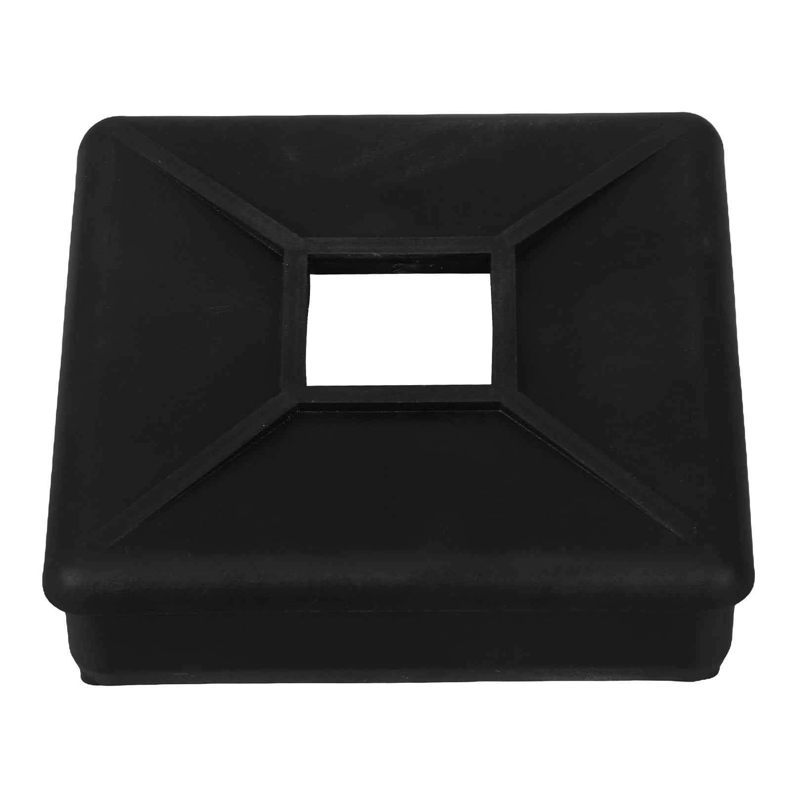 RV Sewer Hose Bumper End Caps Black Rubber Square Plug Covers for Travel Trailers Durable Easy