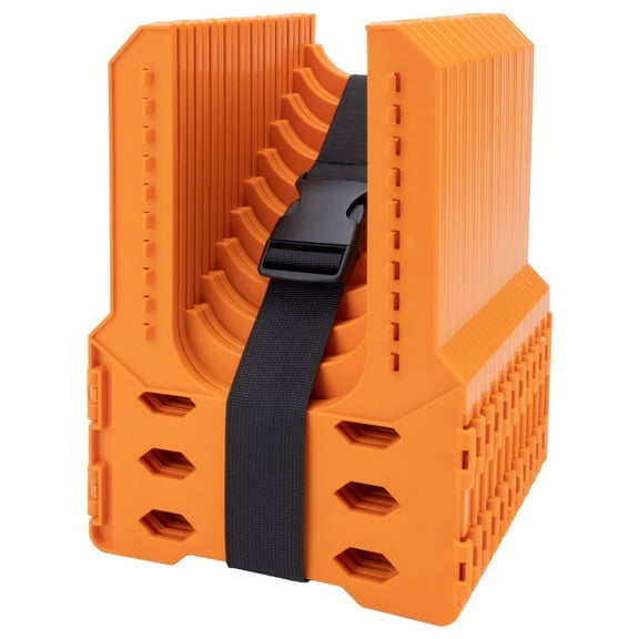 RV Sewer Hose Support, 10FT Adjustable RV Hose Support Holder Camper Sewer Hose Support for Fast & Secure Dumping with carrying Strap, Orange