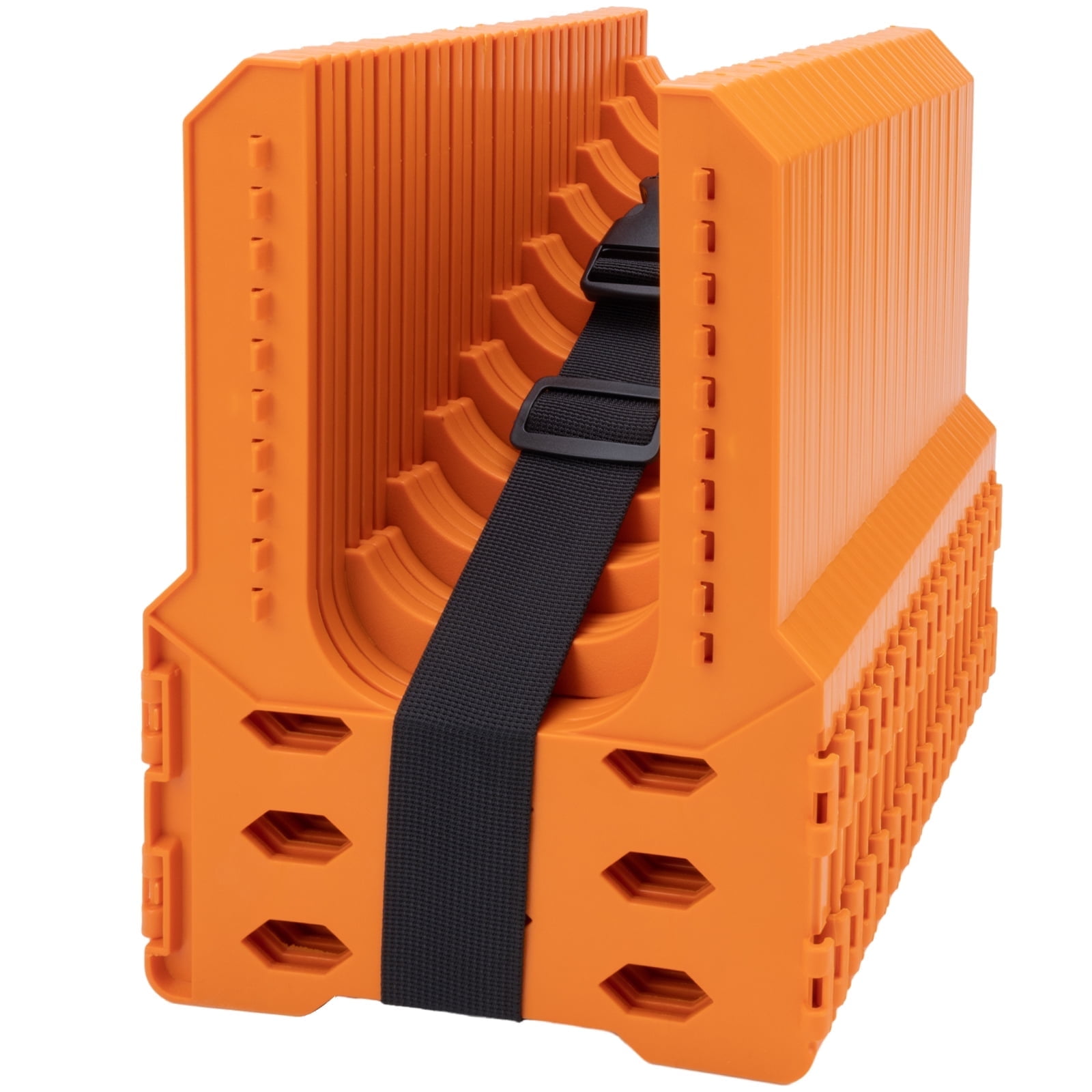 RV Sewer Hose Support, 15FT Adjustable RV Hose Support Holder Camper Sewer Hose Support for Fast & Secure Dumping with carrying Strap, Orange