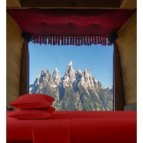 RV-Sheets (35" X 70") Truck Size Sheet Set 1000 Thread-Count 100% Egyptian 15-Inch Deep Pockets 4-PC - Burgundy