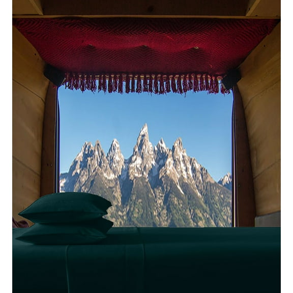 RV-Sheets (35" X 70") Truck Size Sheet Set 1000 Thread-Count 100% Egyptian 8-Inch Deep Pockets 4-PC - Teal Blue