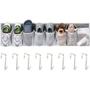 RV Shoe Storage for Bedside - 8 Extra Large Pocket Wall Mounted Entryway Shoes Rack,Bed Hanging Pocket Organizer, Bedside Caddy for Shoes,RV & Camper Essentials GRAY, Pack of 1