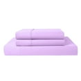 thumbnail image 1 of RV Short Queen 3-PC (1 Fitted + 2 Pillowcases) Pure Organic Bed Sheet Set 1000-Thread Count, 10" Deep Pockets - Lilac, 1 of 6