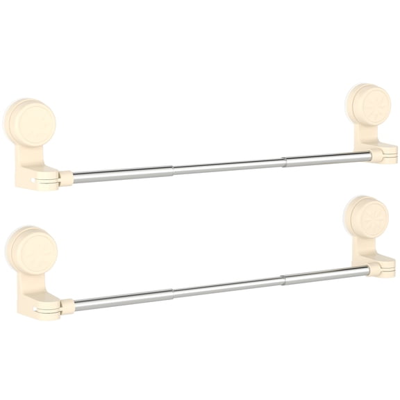 RV Shower Corner Storage Bar Adjustable Stainless Steel Rod For Corner Shelves in Camper, Length 11.8-23.6 inches RV Bathroom Organization 2 Pack