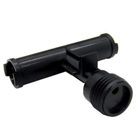 RV Shower Diverter Tee Replacement - Black