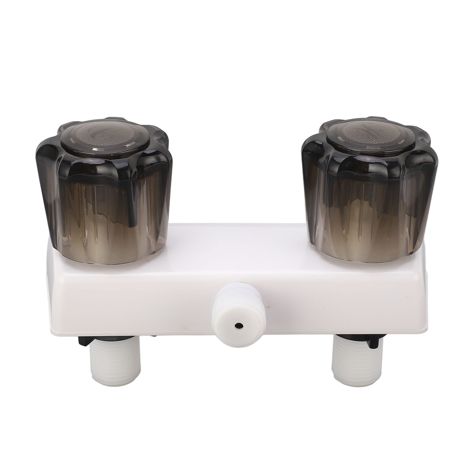 RULLINE 4-Inch RV Shower Faucet Valve - All-Metal Brushed Nickel Camper Shower Replacement | Easy DIY Installation