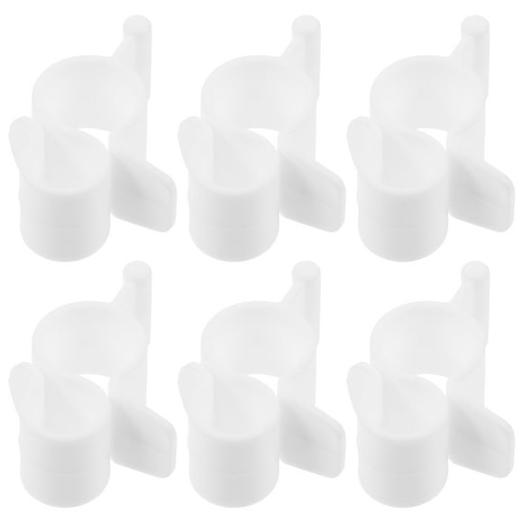RV Side Mounted Hooks Pp Clothes Plastic Hangers Small for Awning Accessory 10 Pcs
