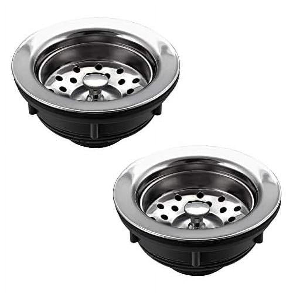 RV Sink Basket Strainer Stainless Steel 3 1/2" (2)