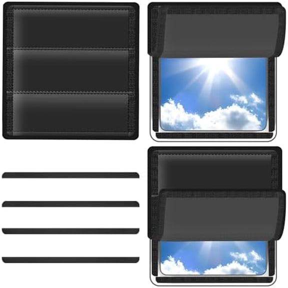 RV Skylight Cover, Camper Vent Cover for Roof16 ¼ (L) x 16 ¼" (W), Foldable Hook&Loop Design, RV Blackout Window Cover with UV Protection, Waterproof Fabric, Reflective