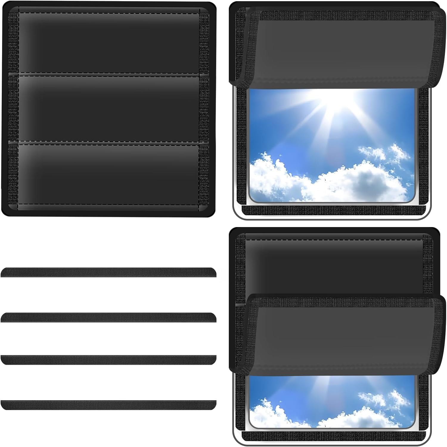 Econour RV Skylight Window Shade | RV Sunroof Shade Cover For Camper Trailers