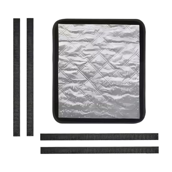 RV Skylight Insulator, 16x16 inch RV Vent Insulator and Skylight Covers with Magic Tapes, Sun Blocking Shade for Campers & Trailers, Multi-Layer Foam, Reduces AC Costs