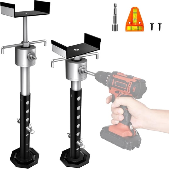 RV Slide Out Support Jacks, Heavy Duty Quick Lift Slide Out Stabilizer up to 5000 lbs Capacity Each,Set of 2 Travel Stabilizers for Travel Camper RV Height Adjustable from 16" to 34"