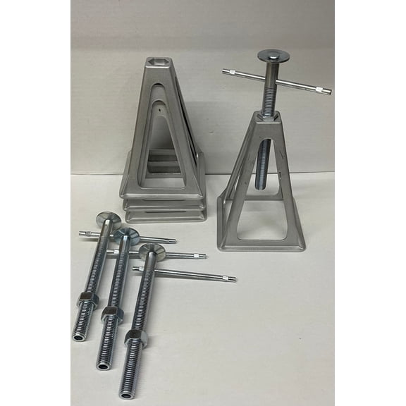 RV Stack Jacks Trailer Stabilizer, Camper Leveling Jack Stands 4 Pack, Heavy-Duty Aluminum Stabilizing Jacks for Travel Trailer, Fifth Wheel, Camper, RV, Motorhome