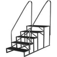 RV Stairs 5 Step Ladder, RV Steps AntiSlip, Hot Tub Steps with