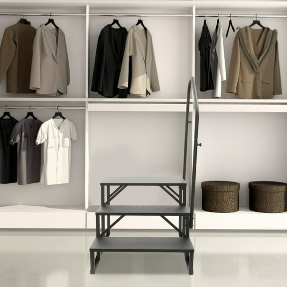 RV Stairs Handrails Ladder with 450 lbs Load Capacity, Safe for Children and Elderly, Easy Install, Corrosion-Resistant Steel, Ideal Gift