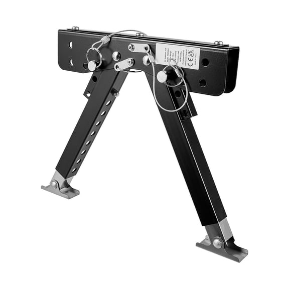 RV Step Stabilizer Kit, Adjustable 3-15 in, Powder Coated Steel, for Fifth Wheel Travel Trailer & Camper