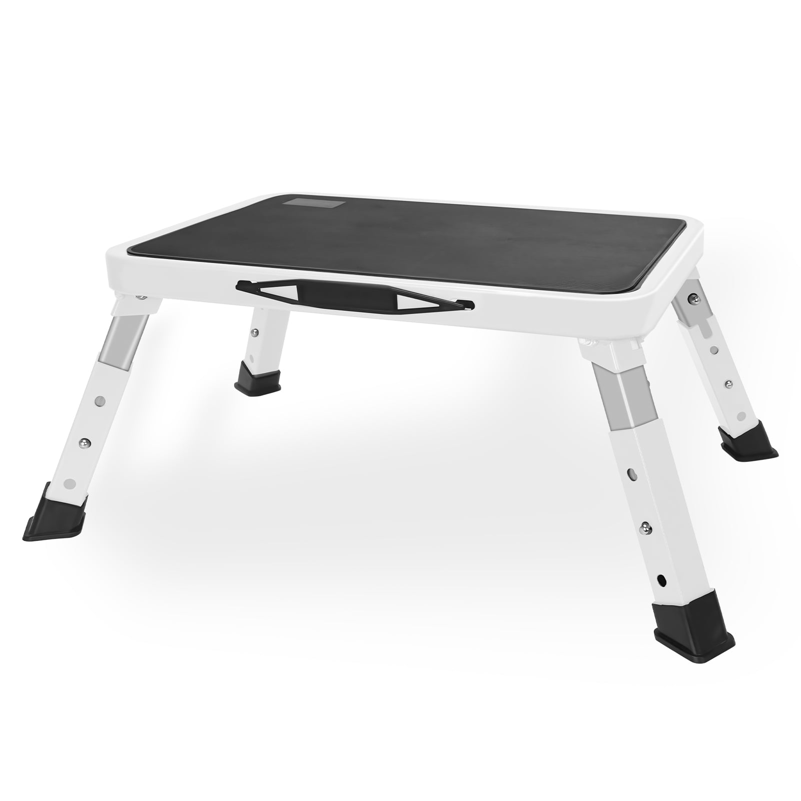 Walmart savings: RV Step Stool Folding Platform Step with Anti-Slip Surface, Rubber Feet, Safety RV Steps for RV, Motorhome, Trailer, SUV, Camper, Supports Up to 1000 lbs(White)
