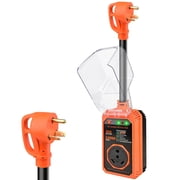 Askmuse RV Surge Protector 30 Amp, 12000 Joules Camper Power Protector, Smart Circuit Analyzer with LED Indicator, Waterproof Electrical Protection, 30 Amp RV P