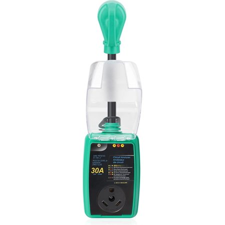 RV Surge Protector 30 Amp 2100 Joules Waterproof Surge Protector with Cover 30 Amp Circuit Analyzer with