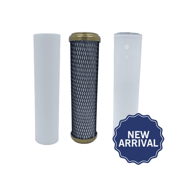 NuvoH2O RV Replacement Cartridge Sediment & Iron Filter Salt-Free Water Conditioning Cartridge for RV System Helps Reduce Scale, Sediment & Odors Compact, Eco-Friendly Design