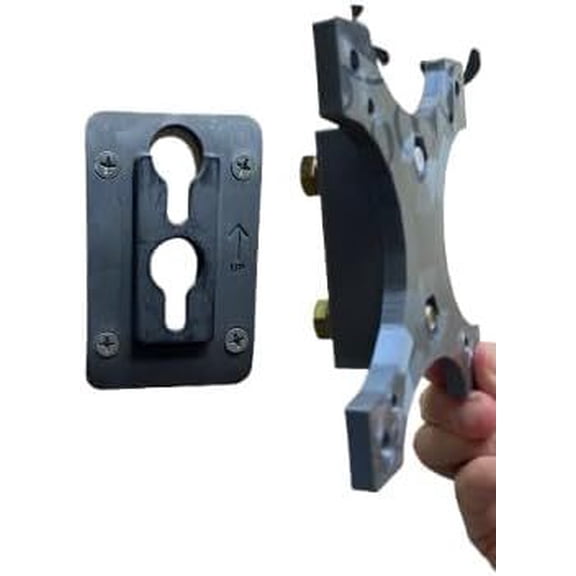 RV TV Mount Bracket for Campers & Travel Trailers - Compatible with 80x80mm & 100x100mm - Outdoor TV Mounting Solution