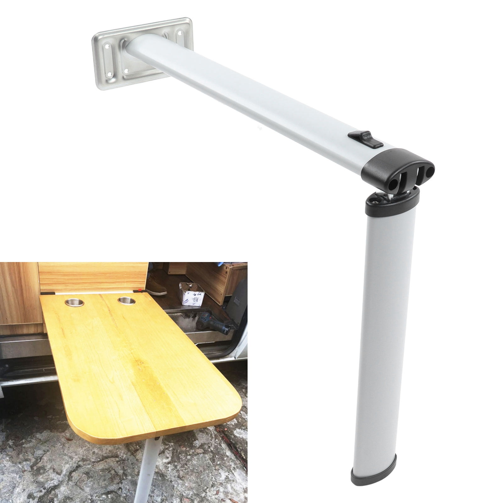 RV Table Base Mount, 730mm/28.7in RV Booth Table Leg Folding