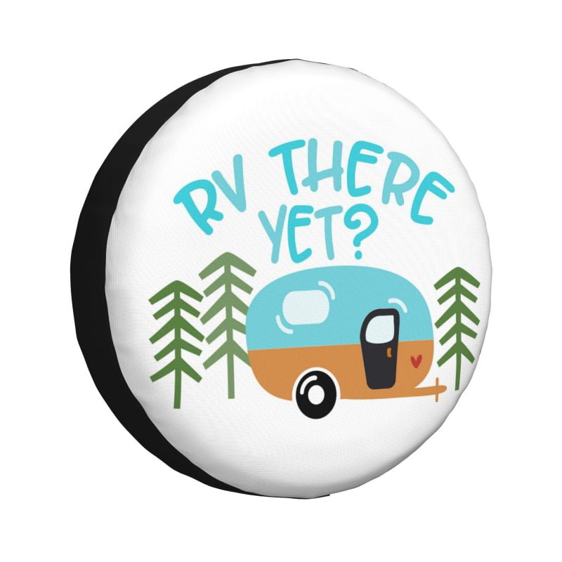 RV There Yet Camping Spare Tire Cover for Land Cruiser Prado Camper 4x4
