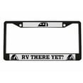 thumbnail image 1 of RV There Yet Mountain Trailer Forest Style Metal License Plate Frame Personalized/Car Accessories Car Tag Holder Cover (Black/Silver/Black), 1 of 2