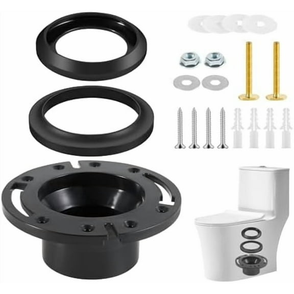 RV Toilet Flange Seal Kit,RV Toilet Flange,RV Toilet Seal Replacement Fit for RV 300/310/320 RV Toilets,Replacement for 385345892 RV Toilet Flange and 385311652 Base Seal,385311658 Flush Ball Seal