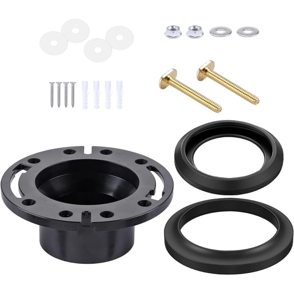 RV Toilet Flange Seal Kit for Thetford, RV Toilet Flange Socketed 385345892 and RV Toilet Seal Kit Compatible with Thetford Aqua Magic Style Plus, Style II and Residence RV Toilet