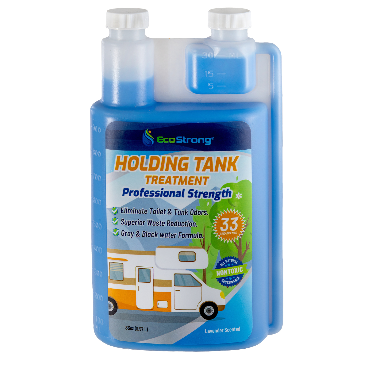 RV Toilet Holding Tank Treatment Powerful Bioactive Odor Destroyer