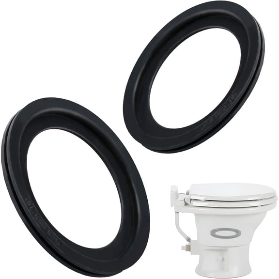 RV Toilet Seal 385311658 for Dometic 310 Toilets Only - 2-Pack rv Toilet Seal Replacement, Camper Toilet SealRubber Gasket, Easy Install, Leak & Odor Prevention