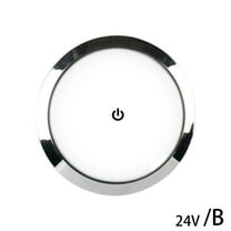 RV Trailer Interior LED Lights 12/24V Switched Oval Ceiling Fixture Light A5B5
