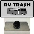 thumbnail image 1 of RV Trash Aluminum Automotive Novelty Metal Hat Pin 1.5" x 0.75" Hat Pin (PIN), 1 of 1