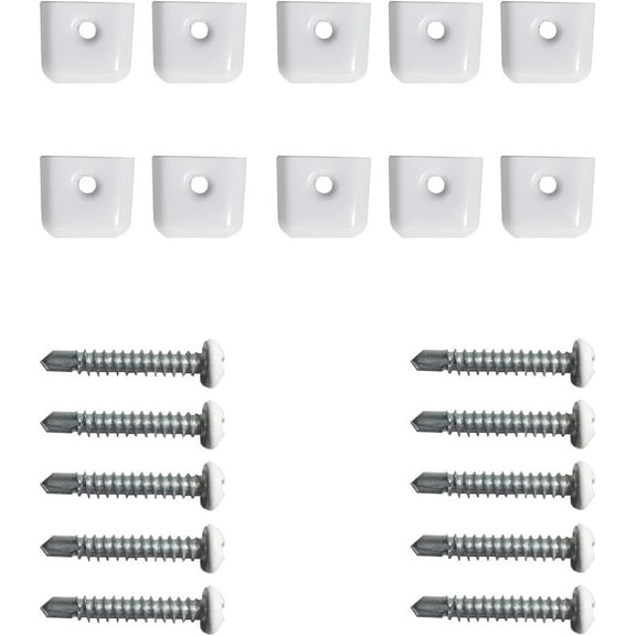 RV Trim End Caps Vinyl Trim Strips Flat End Cap for RV Camper Trailer 10 Pack