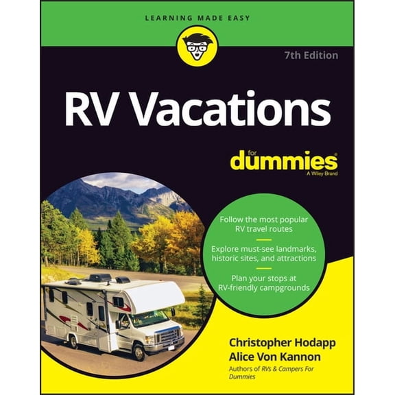 RV Vacations for Dummies, (Paperback)