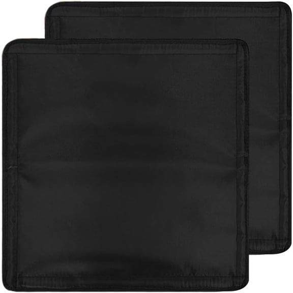 RV Vent Insulator Cover, 2 Pack Reflective Sunshade for Roof Fan, 16.14x16.14 Inch Thermal Insulation for Trailer, Camper, Motorhome Ceiling Vent