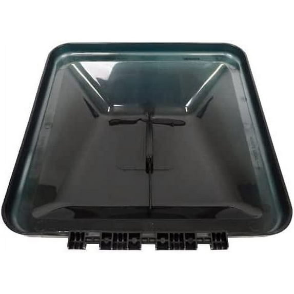 RV Ventadome Replacement Vent Lid Trailer Dome Motorhome Wedge Roof Dome Ventline 14†x 14†Hinge Style Roof Hatch (Smoke)