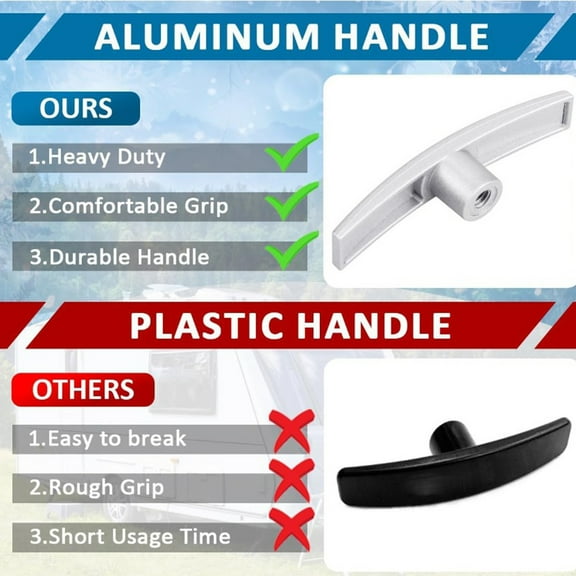 RV Waste Valve Handle,Rv Valve Valterra Camper Dump Pcs Rv 1/2'' And 3'' Handle Rv Valve Handles T Handles Dump Valve Handles 1 Rv Camper Valve Handles Rv T1003-6mn Valterra T1003-6mn Handles