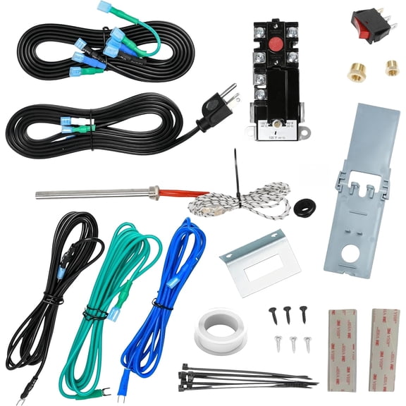 RV Water Heater Electric Conversion, Conserve Propane, 6 Gallon Capacity, Converts RV LP Gas Water Heater to 120V Electricity, Compatible with Suburban and Atwood Water Heater