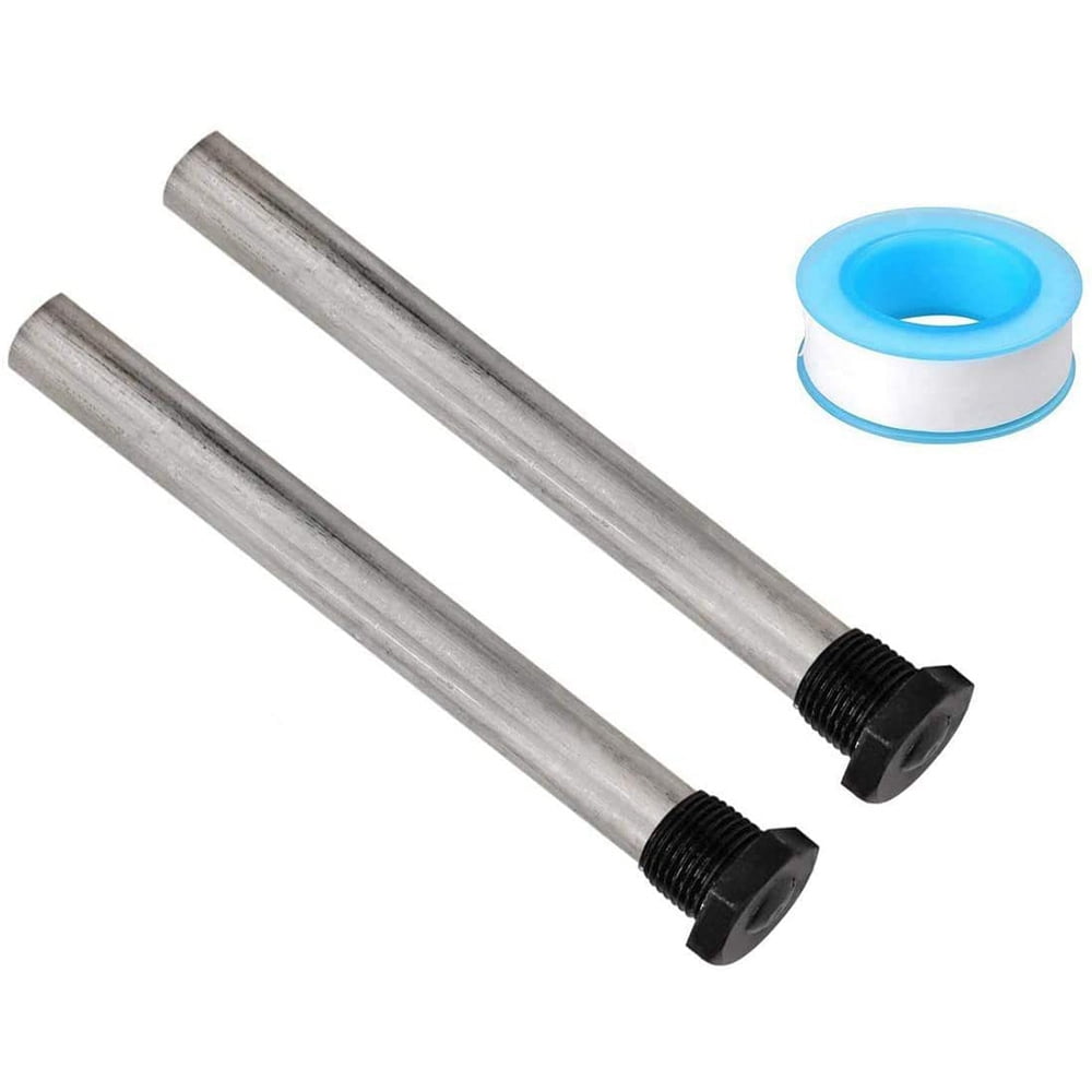 RV Water Heater Magnesium Anode Rod for Heaters, 2 Pack 1/2Inch NPT Hot Tank