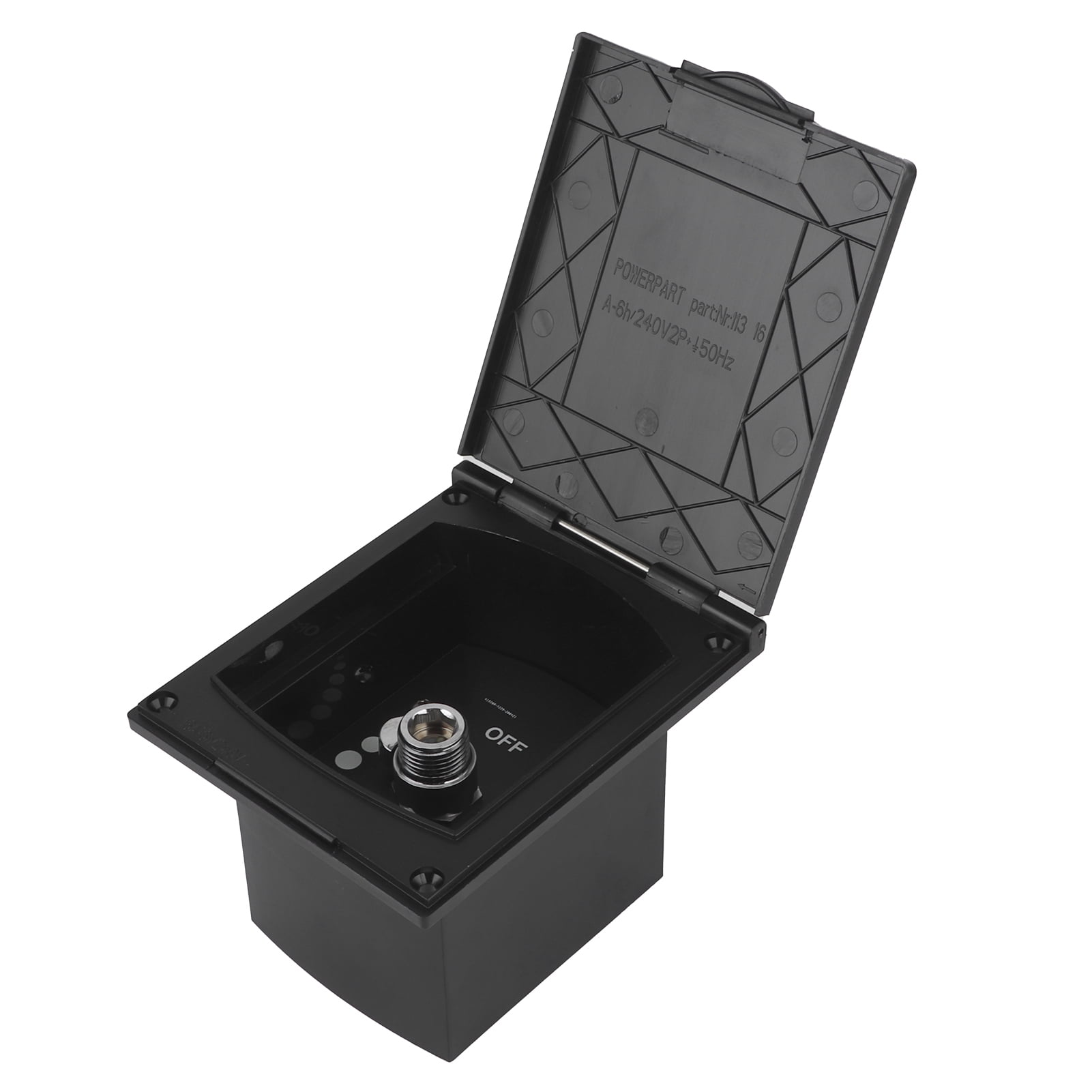 RV Water Outlet Box, Motorhome 1/2 Inch Exterior Shower Box Quick